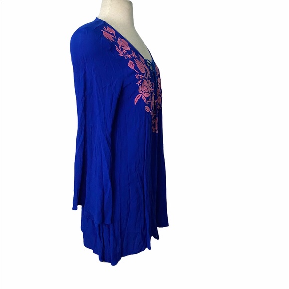 Altar’d state royal blue embroidered dress sz-med - Picture 3 of 5